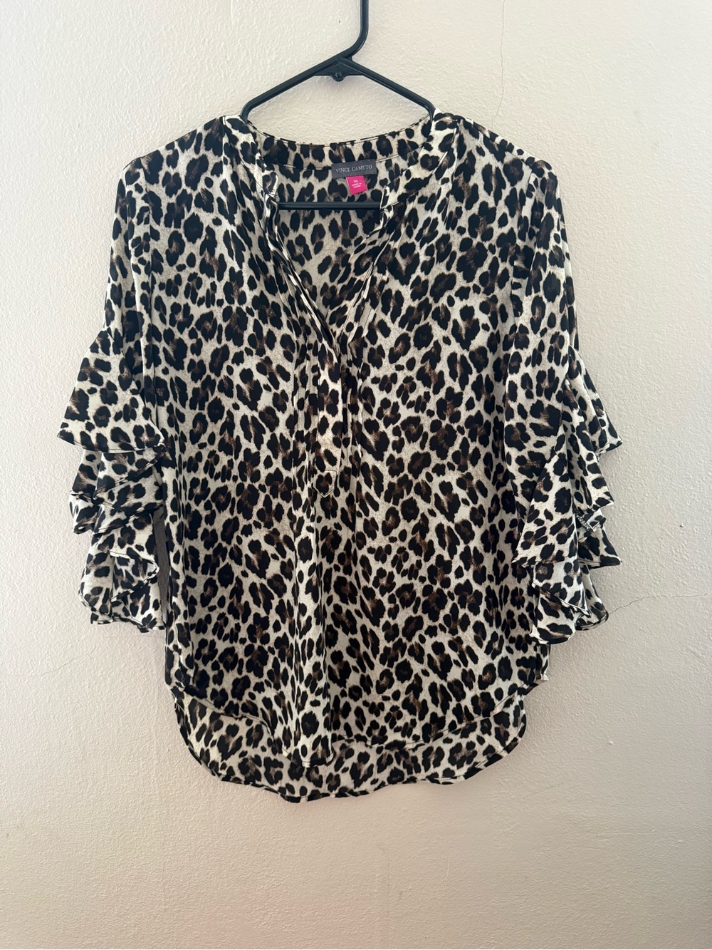 Vince Camuto Cheetah Print Blouse